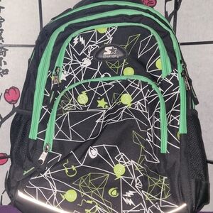 Starter Black and Green Men's Backpack